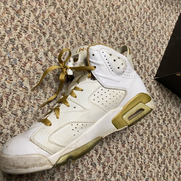 GOLD MEDAL PACK JORDAN 6 & 7 Size 9.5 Black &white - Picture 8 of 8